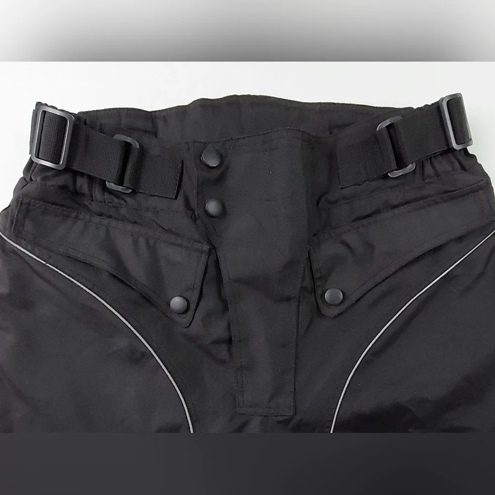 Xtreemgear Motorcycle Pants Mens Black 32x28.5 Cordura Scotchlite Waterproof